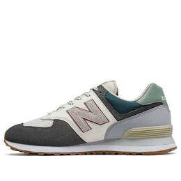 New Balance: Серые кроссовки  574