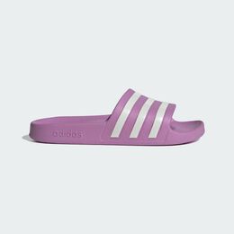 Adidas: Фиолетовые шлёпанцы  Adilette Aqua