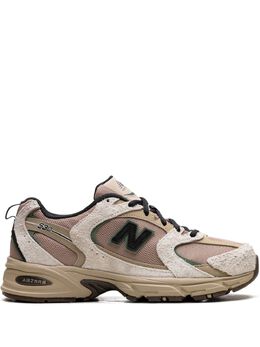 New Balance: Бежевые кроссовки  530