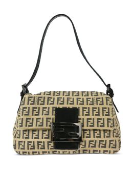 Fendi Pre-Owned: Светлая сумка 