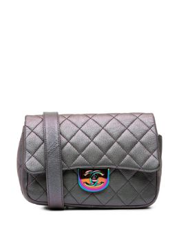 CHANEL Pre-Owned: Фиолетовая сумка 