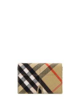 Burberry: Бежевый кошелёк  Vintage Check
