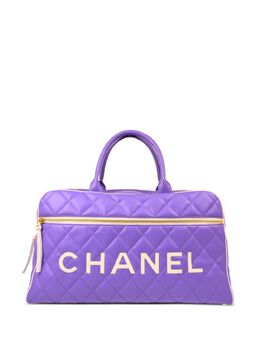 CHANEL Pre-Owned: Фиолетовая сумка 