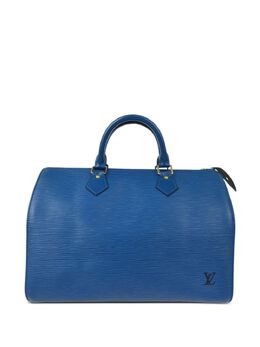 Louis Vuitton Pre-Owned: Голубая сумка 