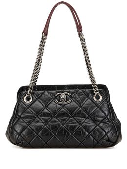 CHANEL Pre-Owned: Чёрная сумка 