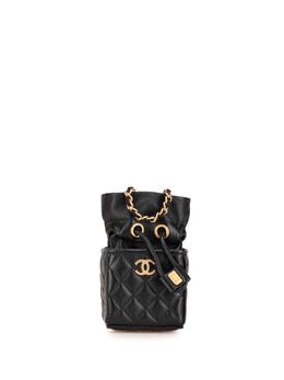 CHANEL Pre-Owned: Чёрная сумка 