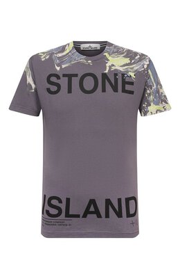 Stone Island: Хлопковая футболка 