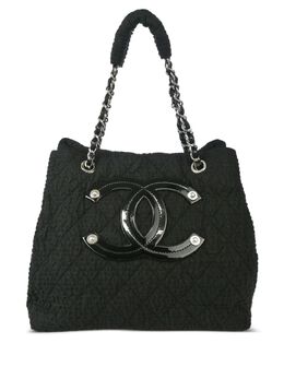CHANEL Pre-Owned: Чёрная сумка 