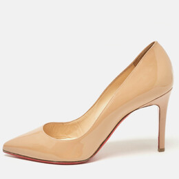 Christian Louboutin: Бежевые туфли  Pigalle