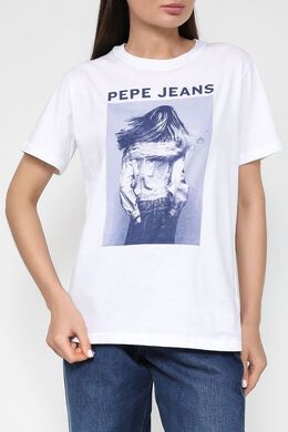 PEPE JEANS: Хлопковая футболка 