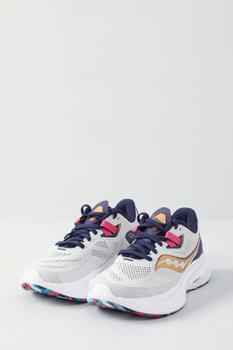 Saucony: Серые кроссовки 