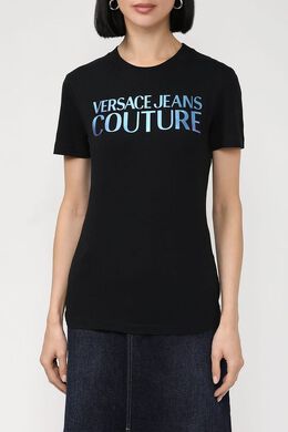 VERSACE JEANS COUTURE: Хлопковая футболка 