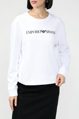 EMPORIO ARMANI: Хлопковый свитшот 