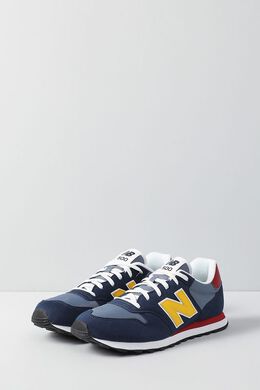 NEW BALANCE: Синие кроссовки  500