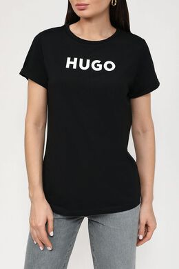 HUGO: Хлопковая футболка 