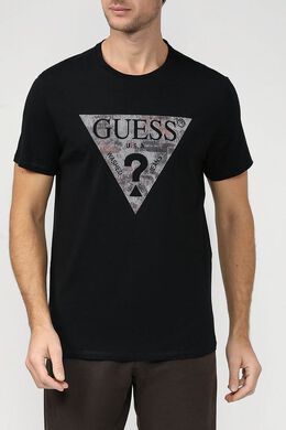 Guess: Хлопковая футболка 