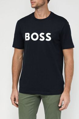 BOSS: Хлопковая футболка 