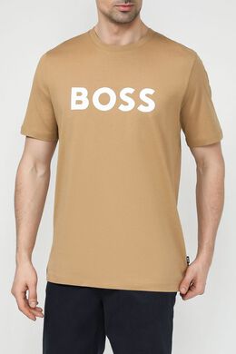 BOSS: Хлопковая футболка 