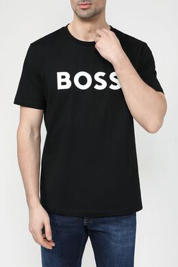 BOSS: Хлопковая футболка 