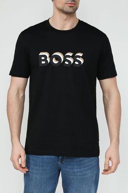 BOSS: Хлопковая футболка 