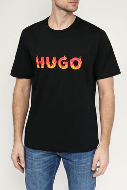 HUGO: Хлопковая футболка 