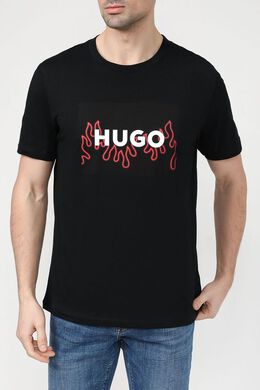 HUGO: Хлопковая футболка 