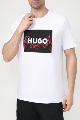 HUGO: Хлопковая футболка 