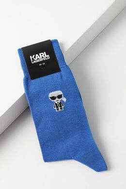 Karl Lagerfeld: Голубые носки 