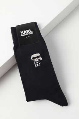 Karl Lagerfeld: Синие носки 