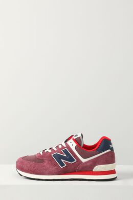 NEW BALANCE: Красные кроссовки  574