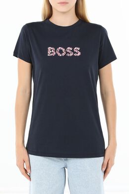 BOSS: Хлопковая футболка 