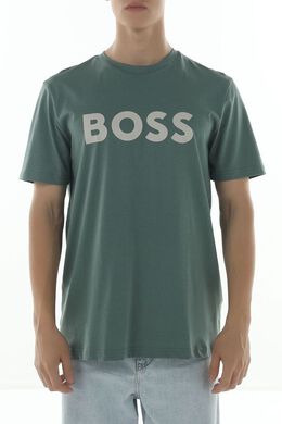 BOSS: Хлопковая футболка 