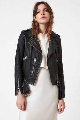 Allsaints: Кожаная куртка 