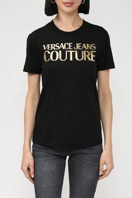 VERSACE JEANS COUTURE: Яркая футболка 