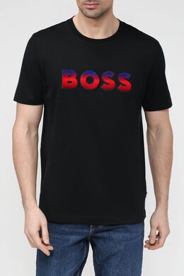 BOSS: Хлопковая футболка 