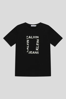 Calvin Klein Jeans: Футболка с принтом 