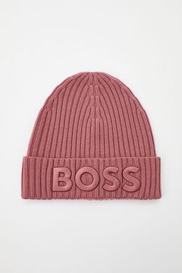 BOSS: Розовая шапка 