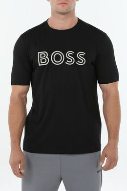 BOSS: Хлопковая футболка 