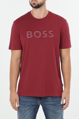 BOSS: Хлопковая футболка 