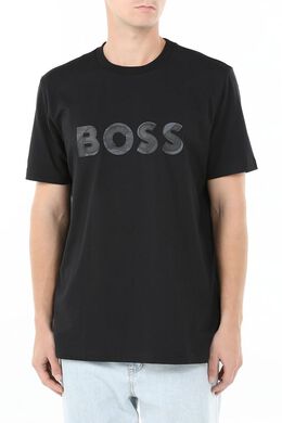 BOSS: Хлопковая футболка 