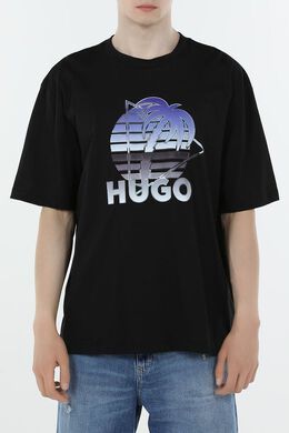 HUGO: Хлопковая футболка 