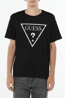 Guess: Хлопковая футболка 