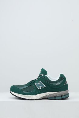 NEW BALANCE: Зелёные кроссовки  2002R