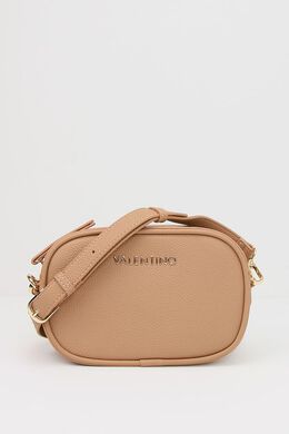 Valentino: Бежевая сумка 