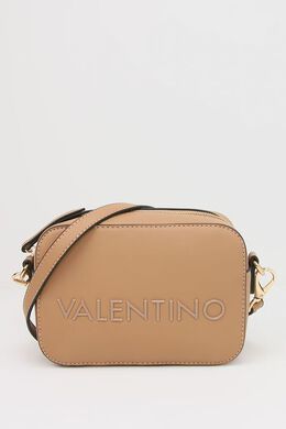 Valentino: Бежевая сумка 