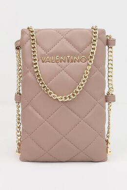 Valentino: Бежевая сумка 