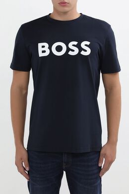 BOSS: Хлопковая футболка 