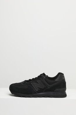 NEW BALANCE: Чёрные кроссовки  574