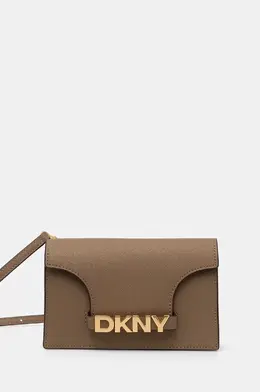 DKNY: Коричневая сумка 