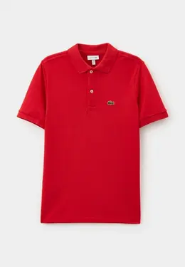 Lacoste: Красное поло 